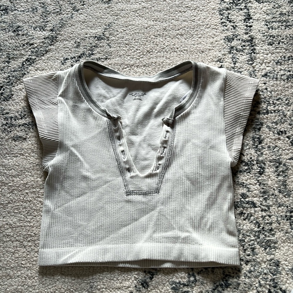 Urban Outfitters White Out From Under Top